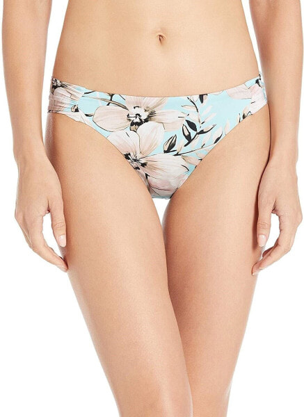 BCBGMAXAZRIA Women's 239871 Shirred Hipster Bikini Bottom Swimwear Size 6