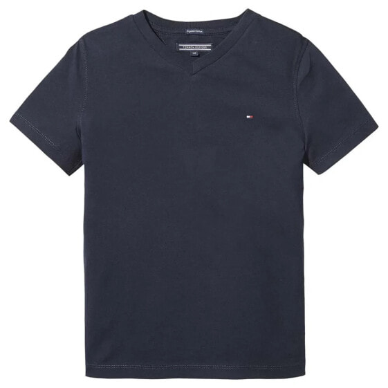 TOMMY HILFIGER Basic short sleeve v neck T-shirt