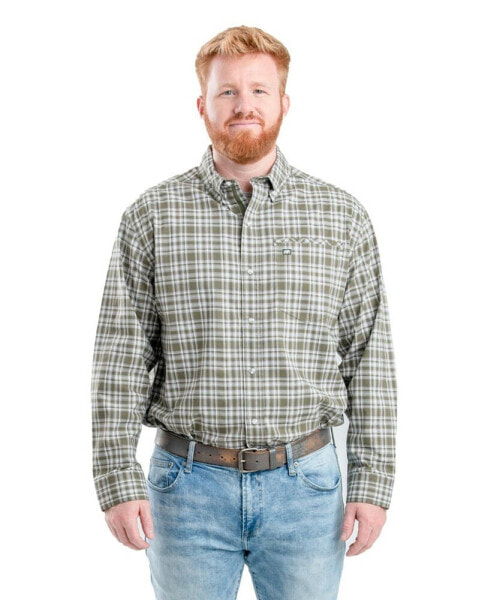 Big & Tall Foreman Flex Long Sleeve Button Down Shirt