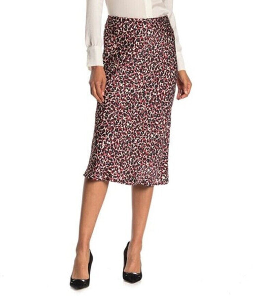 Sanctuary Women’s Everyday Midi Skirt Black Red Combo XS