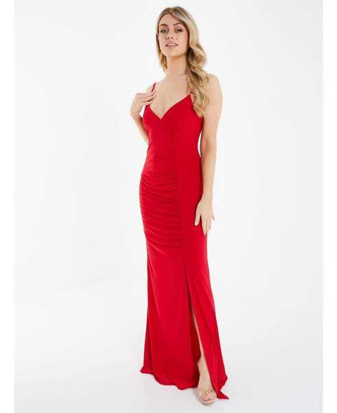 Women's Ity Ruched Maxi Dress