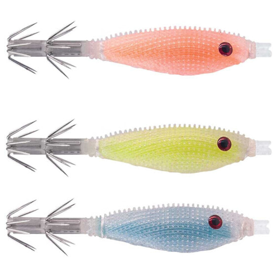 JATSUI Rush Tataki Rubber 1.5 Squid Jig 3.2g 70 mm