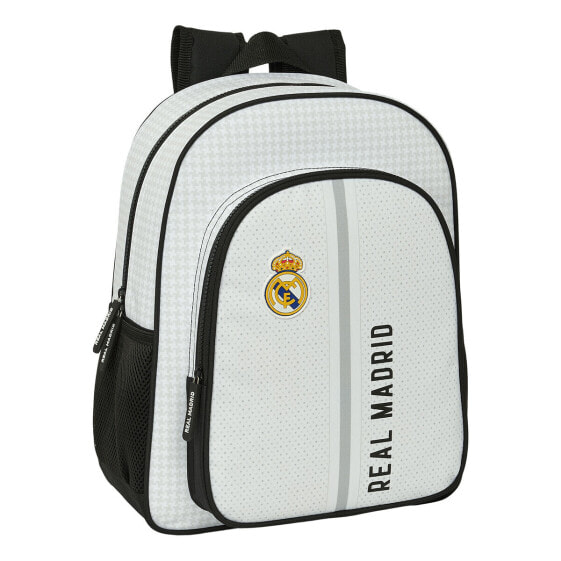 Школьный рюкзак Real Madrid C.F. 24/25 Белый Серый 32 x 38 x 12 cm