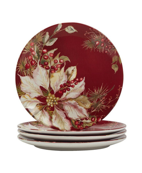 Winters Joy 11" Dinner Plates Set of 4