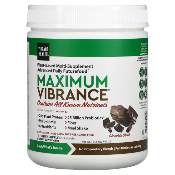 Maximum Vibrance, Version 6.1, Chocolate Chunk, 25.46 oz (721.8 g)