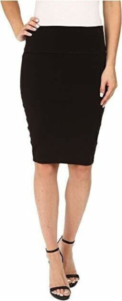 La made 163845 Women's High Waisted Black Pencil Skirt Size M