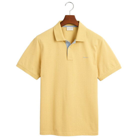 GANT Reg Contrast Pique short sleeve polo