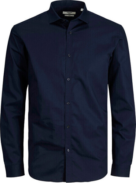 Pánská košile JPRBLACARDIFF Slim Fit 12201905 Navy Blazer