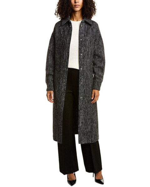 Iro Marcus Wool-Blend Coat Women's White 36