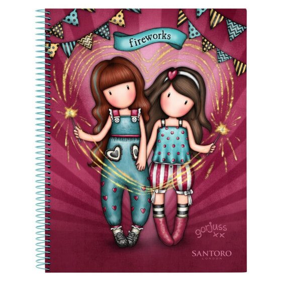 SANTORO LONDON Gorjuss™ Fairground Fireworks Folder