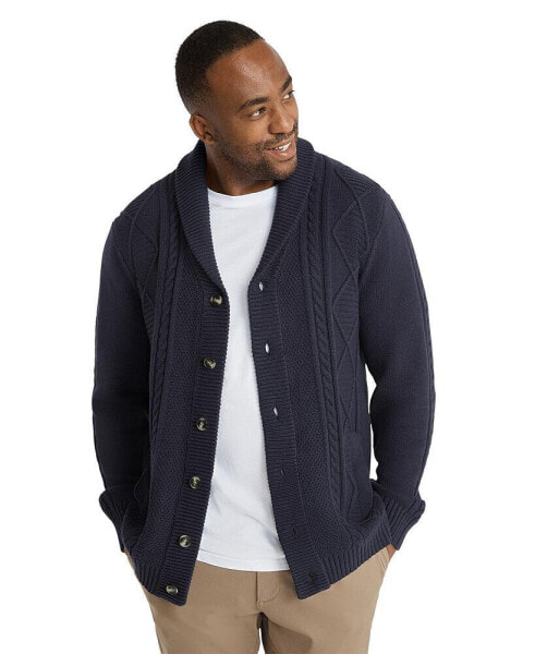 Men's Harrington Cable Cardigan