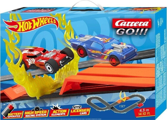 Carrera Tor GO!!! Hot Wheels 4,3m + skocznia 63517 Carrera