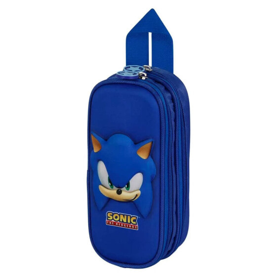 KARACTERMANIA Sonic The Hedgehog Sega Face 3D Double Pencil Case