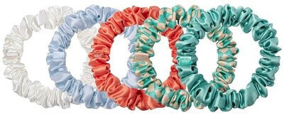 Pure Silk midi Scrunchies - Seashell