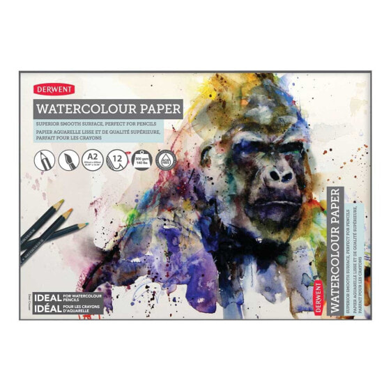 DERWENT Horizontal A2 300g Watercolor Notebook