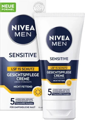 Gesichtscreme sensitive, LSF 15, 75 ml