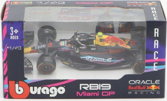 Bburago Race Oracle Red Bull Racing RB19 Miami #11 BBURAGO