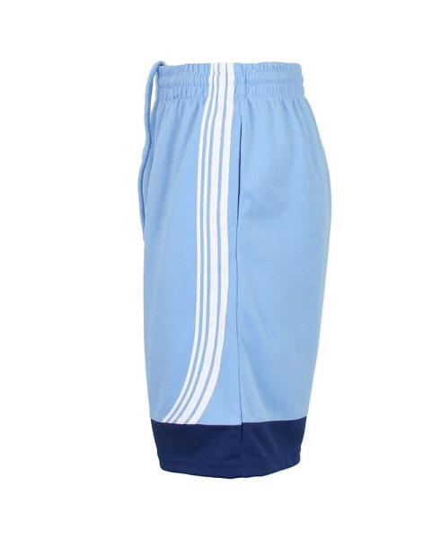 Men's Active Training Modern-Fit Moisture-Wicking Colorblocked Mesh Basketball Shorts