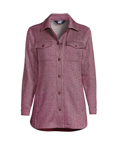 Women's Sweater Fleece Shirt Jacket