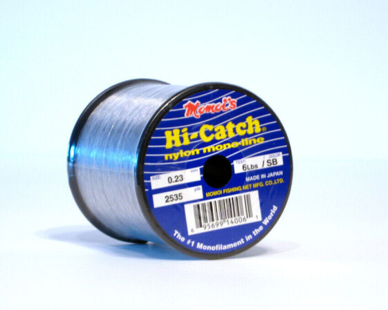 Momoi Hi-Catch Monofilament Line-1/4# Spool- Blue -Pick Line Class - Free Ship