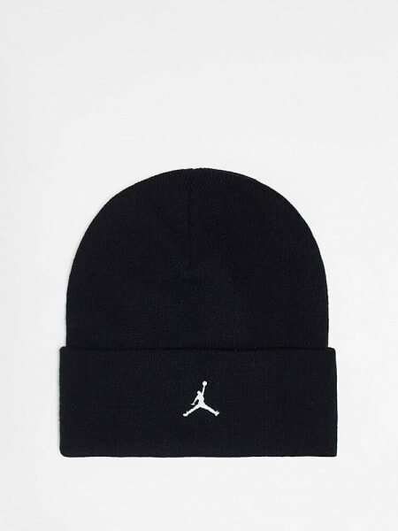 Jordan logo beanie in black