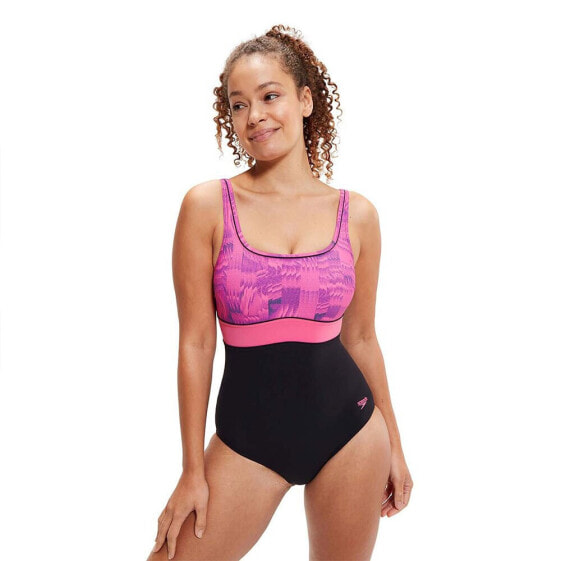 SPEEDO Shaping Contoureclipse Printed Swimsuit