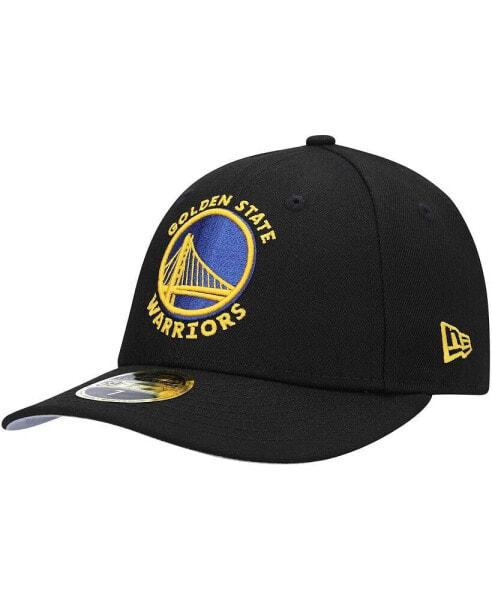 Men's Black Golden State Warriors Team Low Profile 59FIFTY Fitted Hat