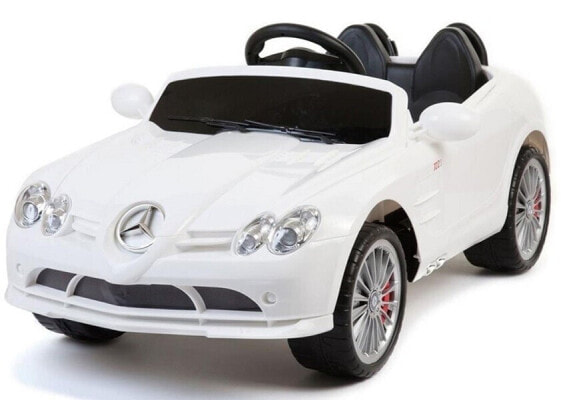 Mercedes Benz SLR McLaren RC Elektroauto, 12V Batterie, 2x 35W Motoren weiss