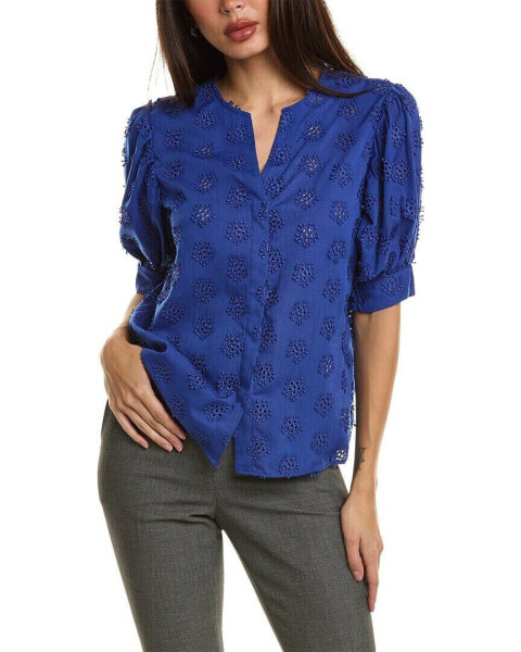 Elie Tahari The Marissa Blouse Women's Xl