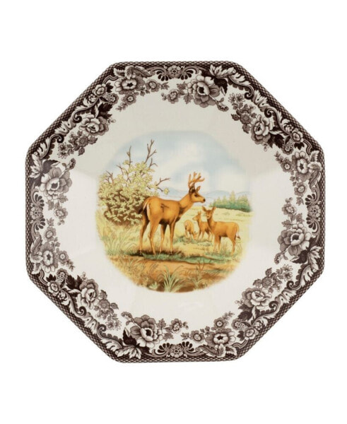 Woodland Deer Octagonal Platter