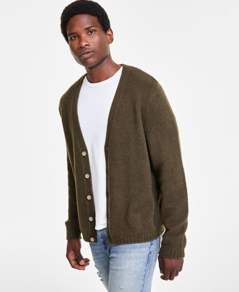 Men's Cozy Long-Sleeve Cardigan, Created for Macy's