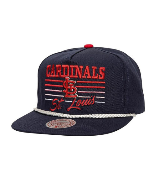 Men's Navy St. Louis Cardinals Radiant Lines Deadstock Snapback Hat