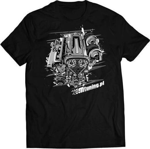 MTuning Koszulka T-Shirt MTuning Czarna Engine RB25 S