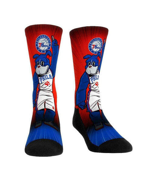 Men's and Women's Socks Philadelphia 76ers Mascot Pump Up Crew Socks