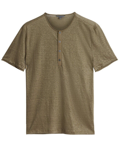 John Varvatos Bleecker Regular Fit Linen T-Shirt Men's