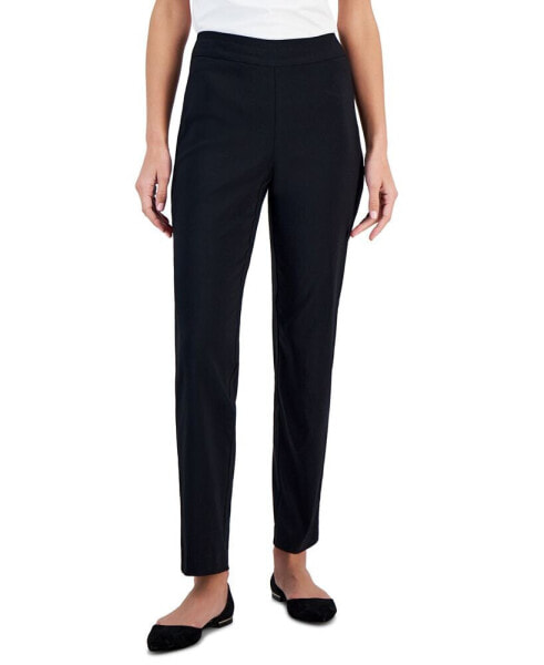 Petite Cambridge Stretch Slim-Leg Pants, Created for Macy's