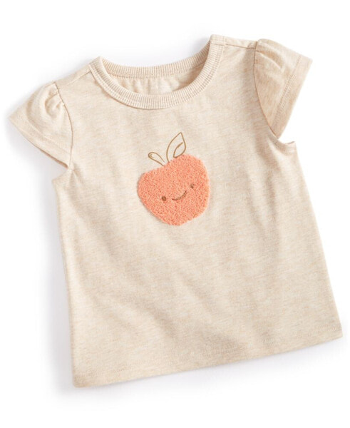 Baby Girls Short-Sleeve Apple Graphic T-Shirt, Created for Macy's