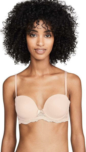 Simone Perele 273637 Women's Eden Strapless Plunge Smooth Cup, Peau Rose, 32F