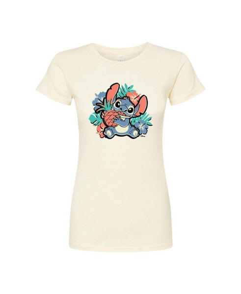 Hybrid Apparel Trendy Juniors Lilo and Stitch Summer Graphic Tee