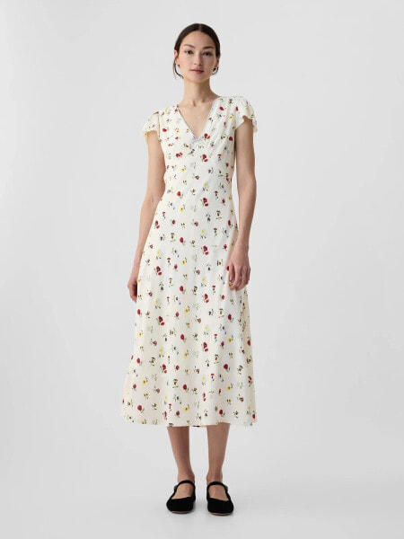 Gap &#215 DÔEN Floral Midi Dress