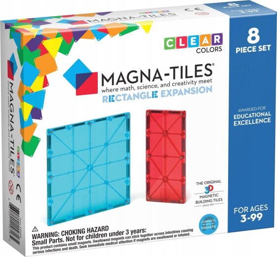 Magna Tiles Magna-Tiles Rectangles 8 pcs expansion set