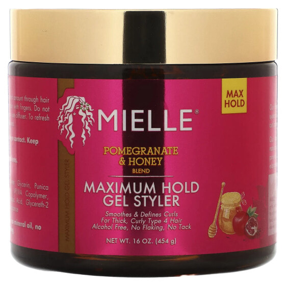 Gel Styler, Maximum Hold, Pomegranate & Honey Blend, 16 oz (454 g)