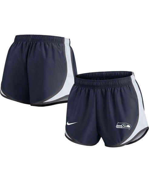 Women's Navy Seattle Seahawks Performance Tempo Shorts