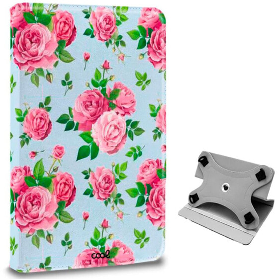 COOL Tablet 9.7-10.3´´ Leatherette Roses Rotating Panoramic cover