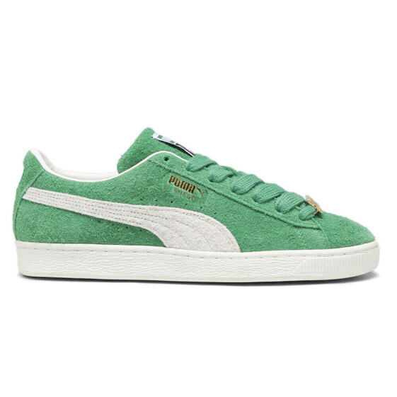 Puma Suede Fat Lace Up Mens Green Sneakers Casual Shoes 39316702