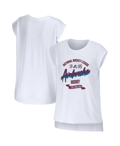 Women's White Colorado Avalanche Domestic Tank Top