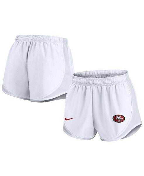 Women's White San Francisco 49ers Tempo Shorts