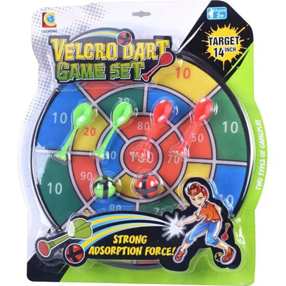 DIMASA Velcro Target With Darts & Balls