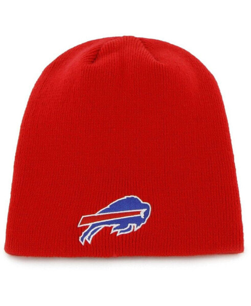 Men's Red Buffalo Bills Secondary Logo Knit Beanie