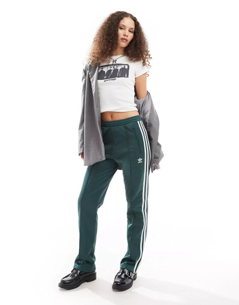 adidas Originals Beckenbauer track pants in green